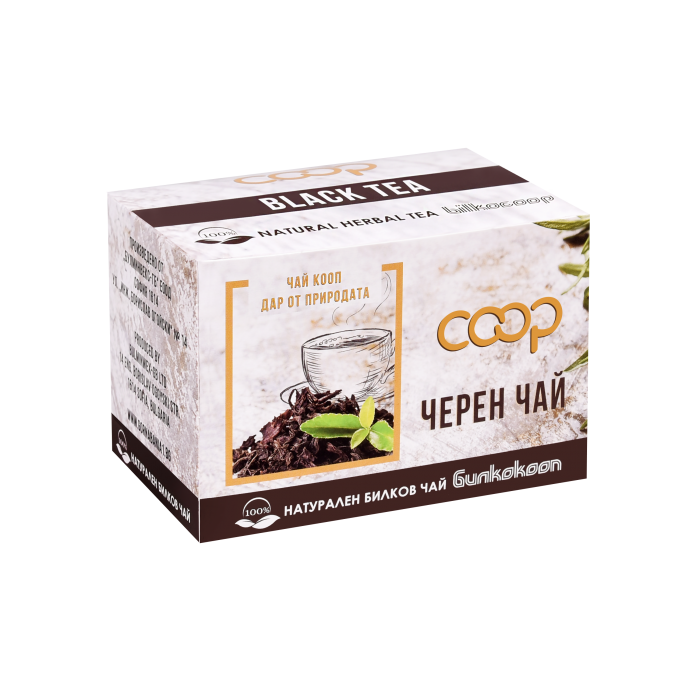 Билков Чай COOP с конец - Черен - 12 бр./кутия