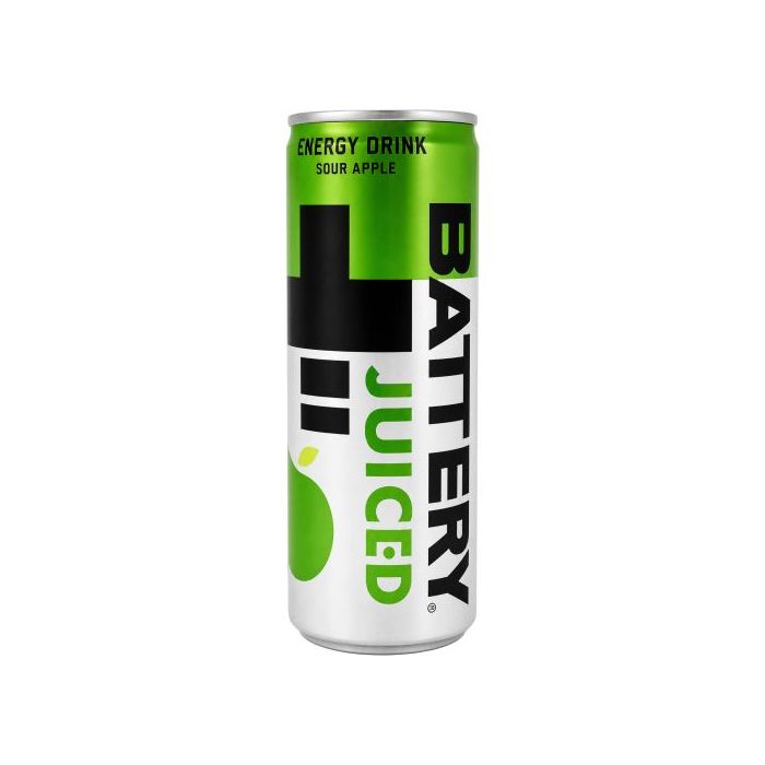 Battery / Батери Енергийна напитка с вкус на Ябълка - 0,250 л.