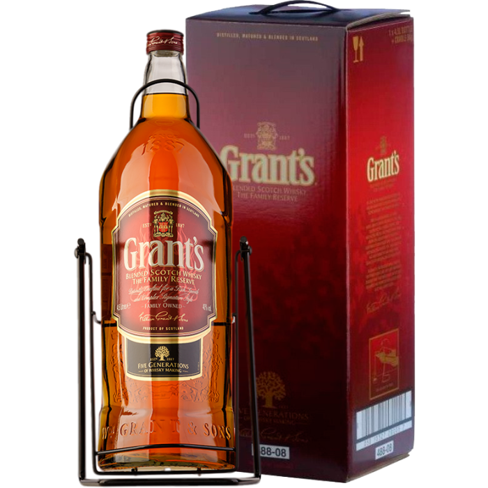 Уиски Grants / Грантс Triple Wood Люлка - 4,500 л.