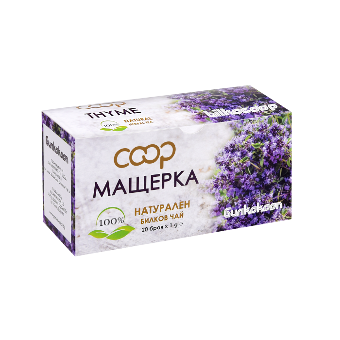 Билков Чай COOP - Мащерка - 20 бр./кутия
