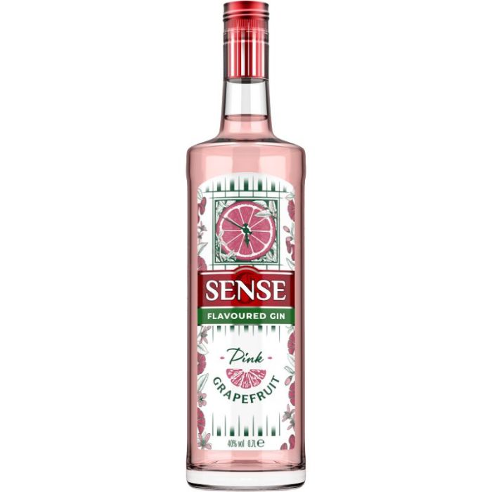 Розов Джин Sense с вкус на Грейпфрут - 0,700 л.