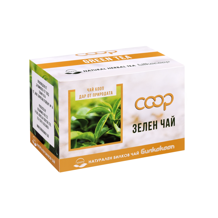 Билков Чай COOP с конец - Зелен - 12 бр./кутия
