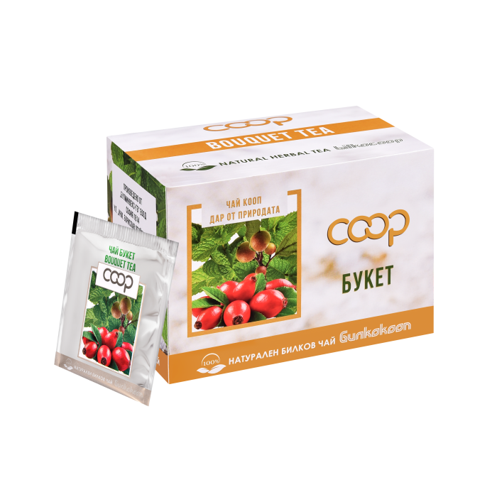 Билков Чай COOP с конец - Букет - 12 бр./кутия