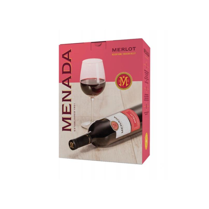 Вино Menada / Менада Мерло - 3,000 л. 