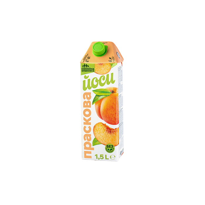 Плодова напитка Yoccy / Йоси Праскова - 1,500 л.