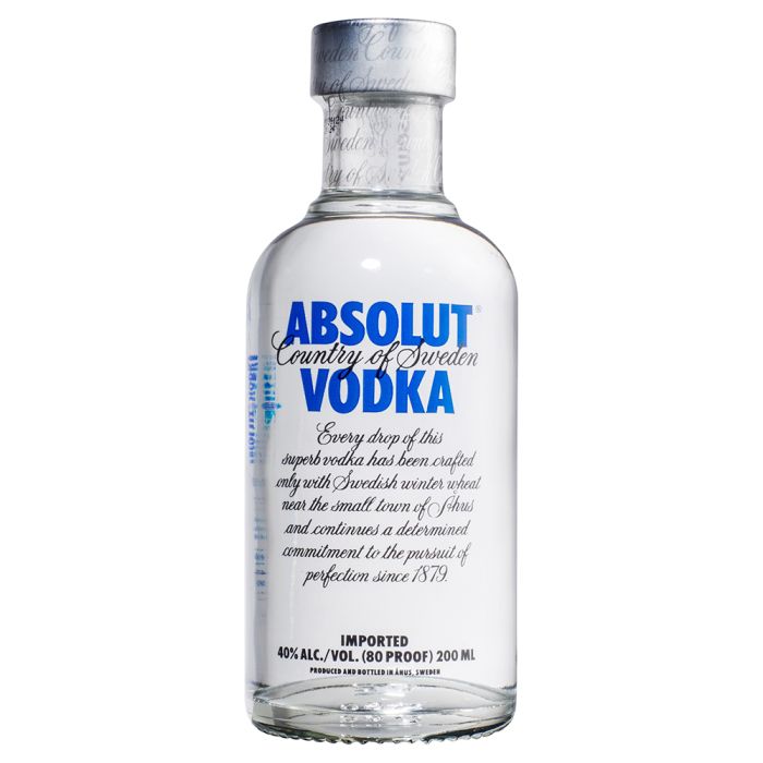 Водка Absolut / Абсолют - 0,200 л.
