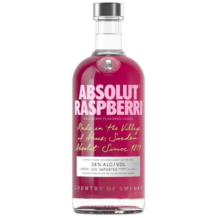 Водка Absolut / Абсолют Малина - 0,700 л.