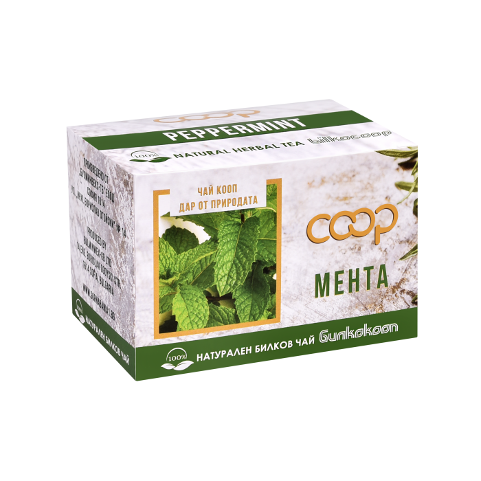 Билков Чай COOP с конец - Мента - 12 бр./кутия