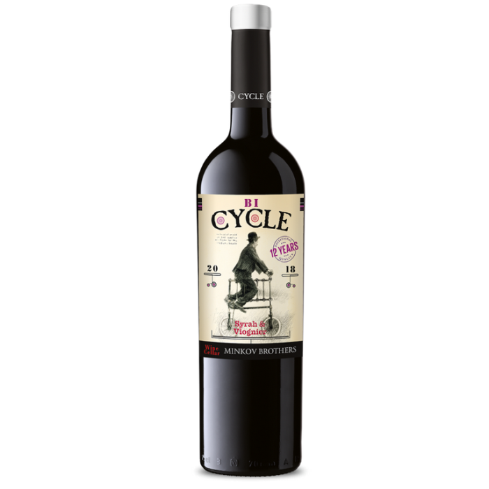 Вино Cycle / Сайкъл Сира и Вионие - 0,750 л. 