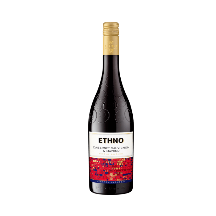 Вино Ethno / Етно Каберне и Мавруд - 0,750 л.