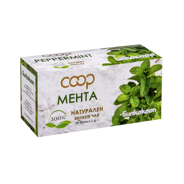 Билков Чай COOP - Мента - 20 бр./кутия