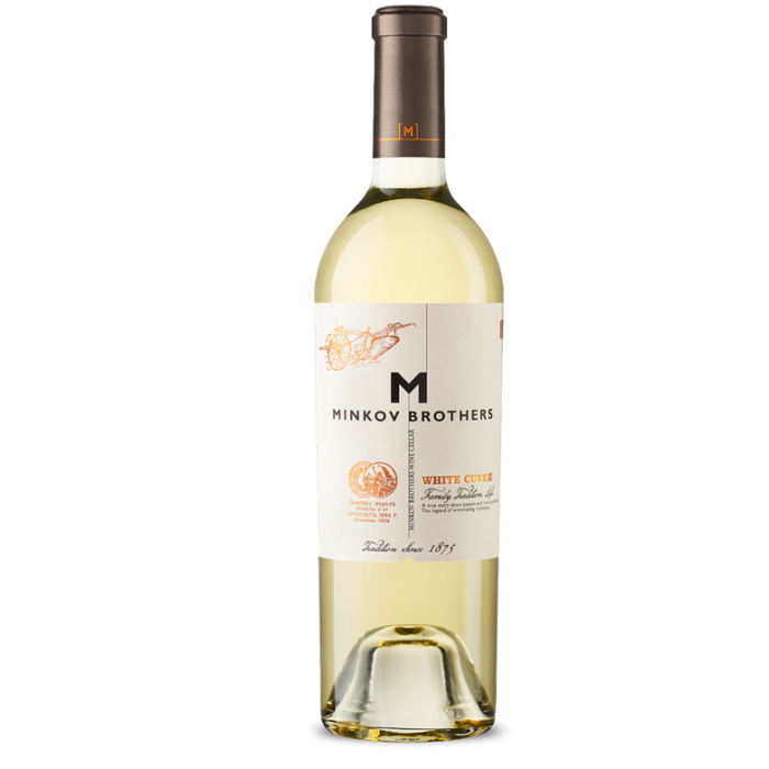 Вино Minkov Brothers / Братя Минкови Бяло Кюбе - 0,750 л.