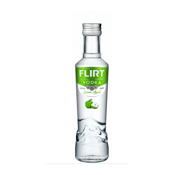 Vodka Flirt / Водка Флирт Зелена Ябълка - 0,200 л.