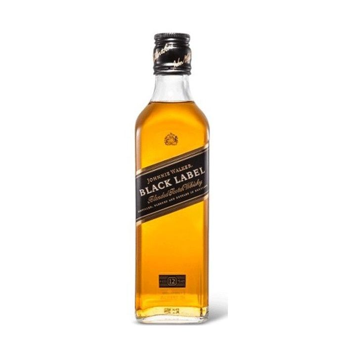 Уиски Johnie Walker / Джони Уокър Black Label 12-годишно - 0,200 л.