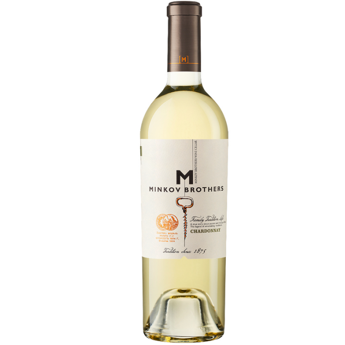 Вино Minkov Brothers / Братя Минкови Шардоне - 0,750 л.