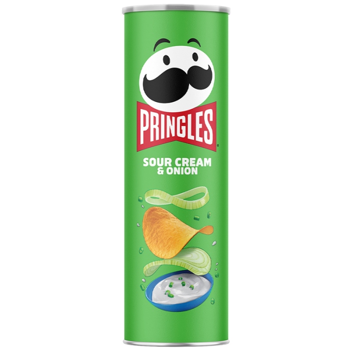 Чипс ПРИНГЪЛС / PRINGLES Сметана и лук 