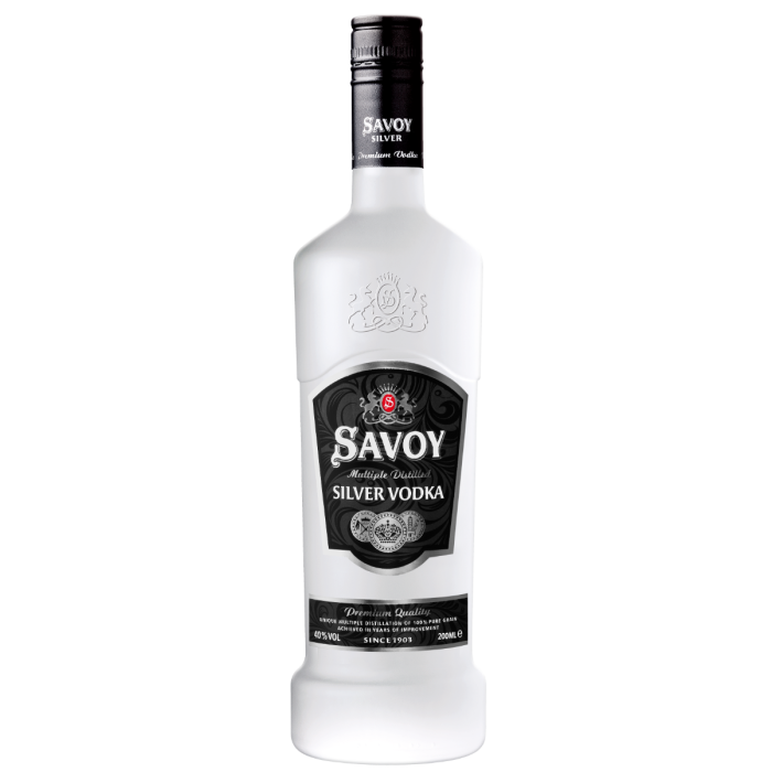 Водка Savoy Silver Lux / Савой Силвър Лукс - 0,200 л.