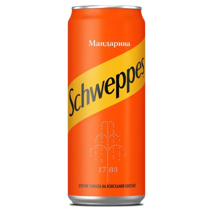 Schweppes / Швепс Мандарина КЕН - 0,330 л.