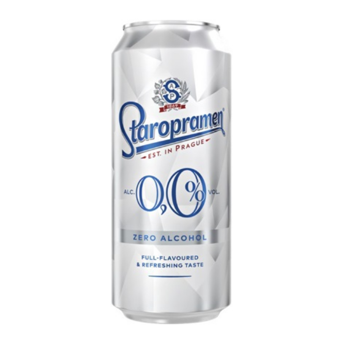 Бира Staropramen / Старопрамен 0,00% КЕН - 0,500 л.
