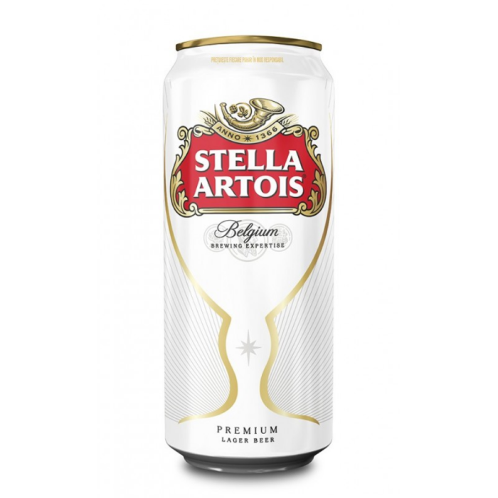 Бира Stella Artois / Стела Артоа КЕН - 0,500 л.