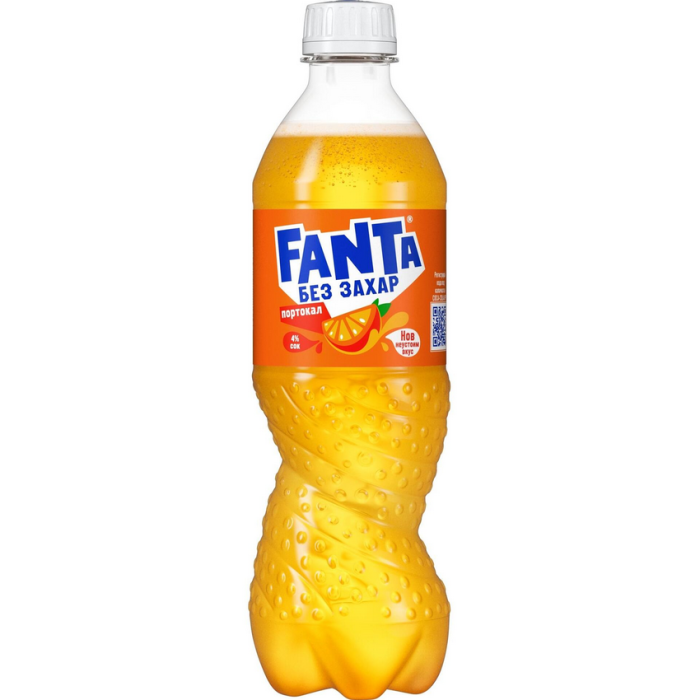 Fanta / Фанта Портокал Без Захар - 0,500 л.