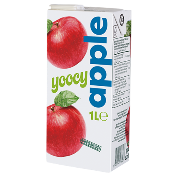 Yoccy / Йоси Плодова Напитка от Ябълка - 1,000 л.