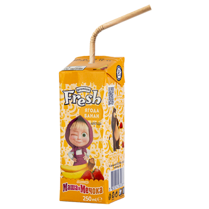 Fresh / Фреш Нектар от Банан и Ягода - 0,250 л.