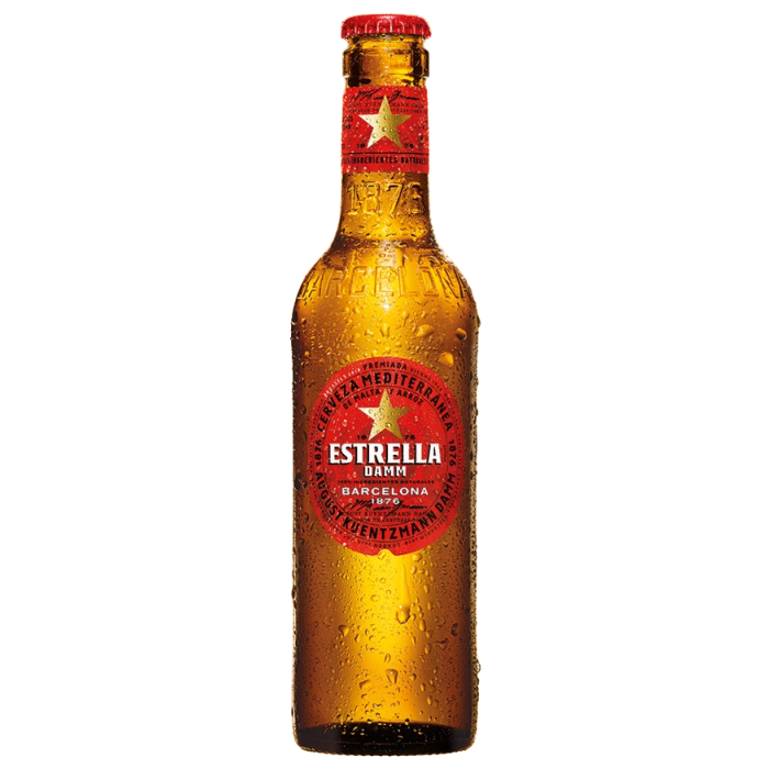 Бира Estrella Damm / Естрела Дам - 0,330 л.