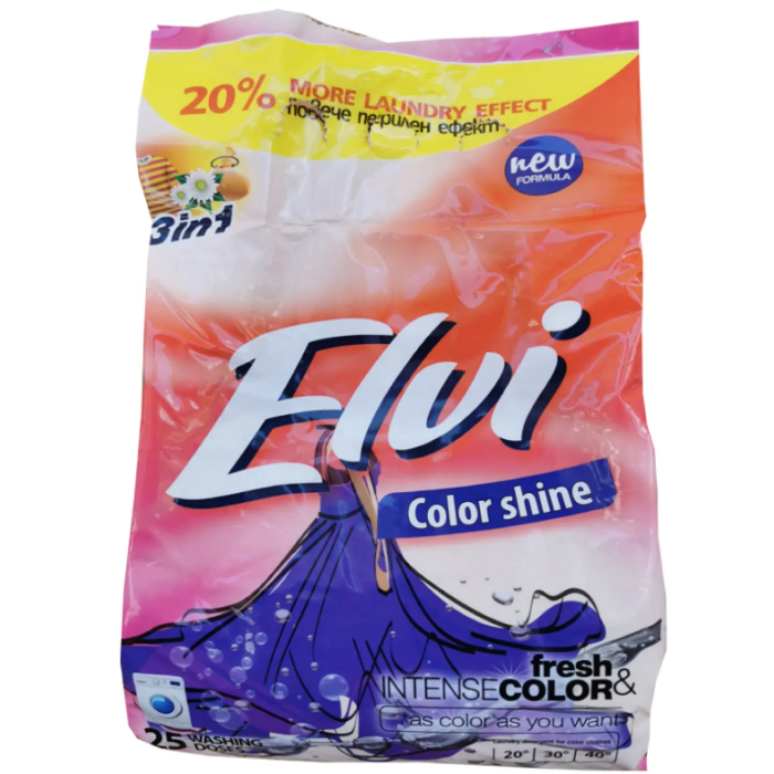 Прах за цветно пране Elvi / Елви Color - 2 кг.