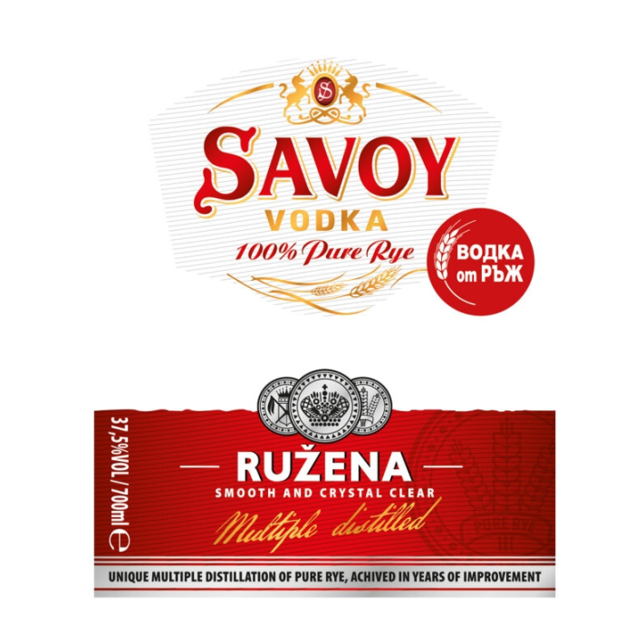 Водка Savoy / Савой Ръжена - 0,200 л.