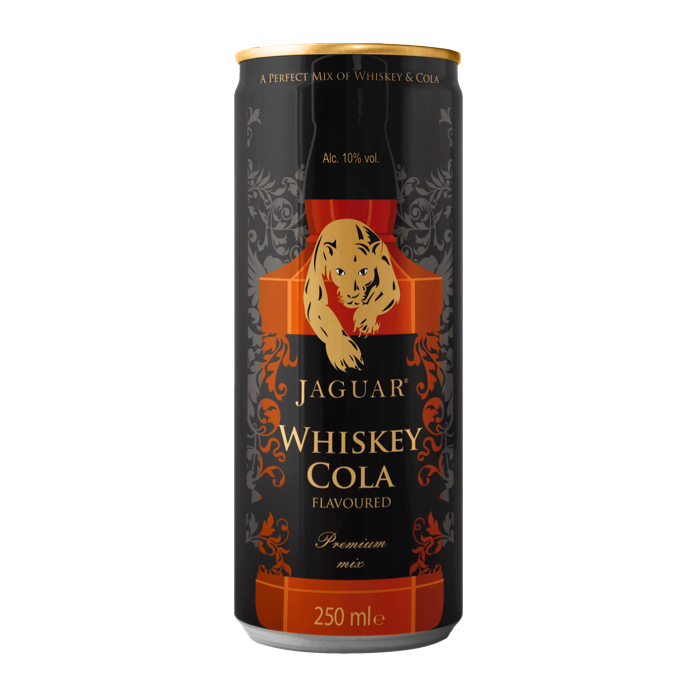 Коктейл Jaguar / Ягуар Уиски с Кола (10% алк.) КЕН - 0,250 л.