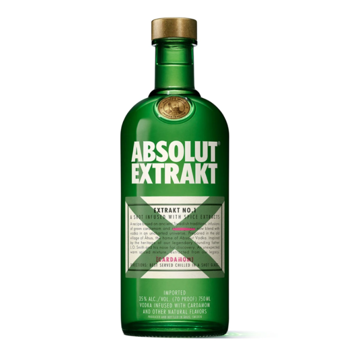 Водка Absolut / Абсолют Extrakt - 0,700 л.