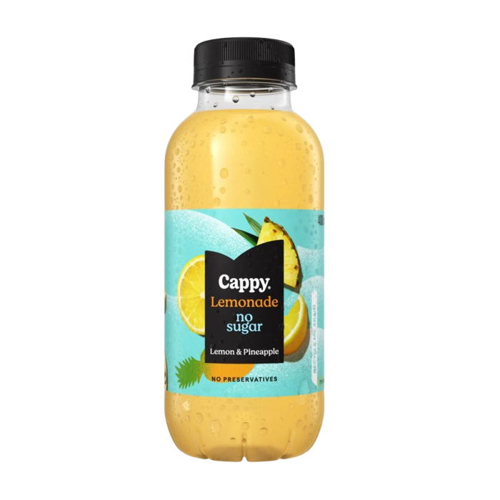 Cappy / Капи Лимонада с Лимон и Ананас Без Захар - 0,400 л.