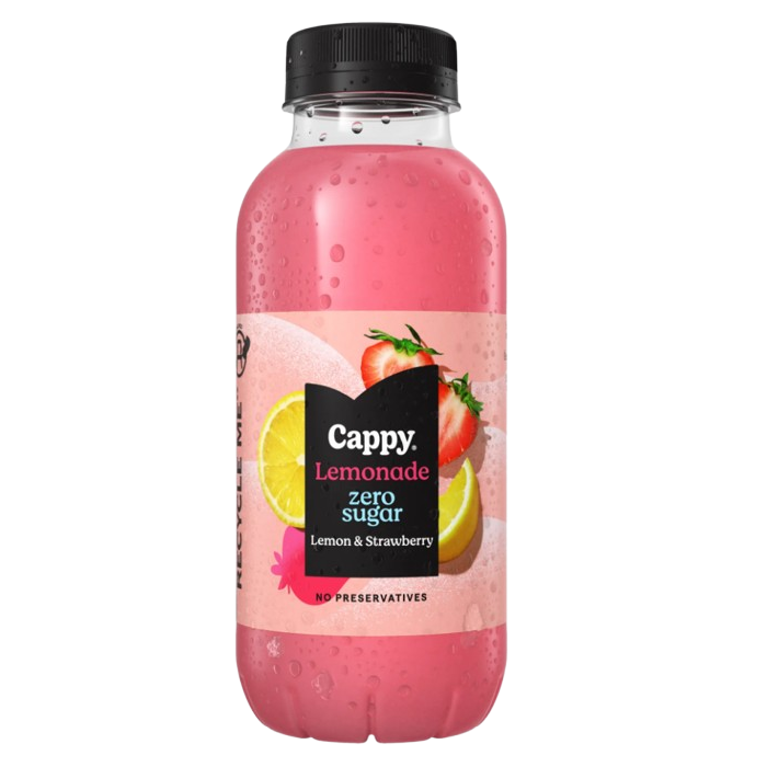 Cappy / Капи Лимонада с Лимон и Ягода Без Захар - 0,400 л.