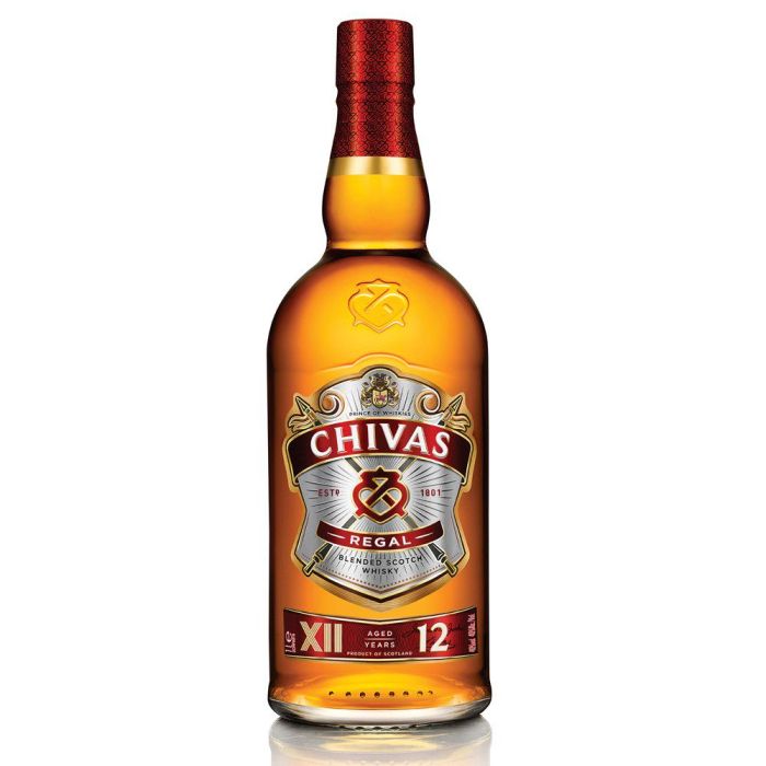 Уиски Chivas Regal / Чивас Регал 12-годишно - 1,000 л.