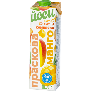 Плодова напитка Yoccy / Йоси Праскова и Манго - 1,000 л.