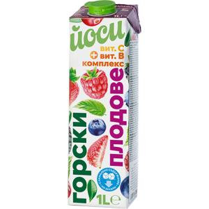 Плодова напитка Yoccy / Йоси Горски Плодове - 1,000 л.
