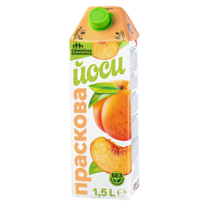 Плодова напитка Yoccy / Йоси Праскова - 1,500 л.