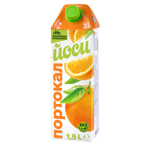 Yoccy / Йоси Плодова напитка от Портокал - 1,500 л. 
