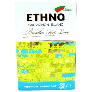 Вино Ethno / Етно Совиньон блан - 3,000 л.