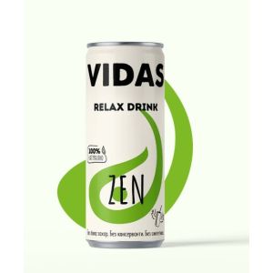 Релаксираща напитка Vidas / Видас ZEN КЕН - 0,250 л. 