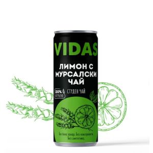 Студен чай Vidas / Видас с Лимон и Мурсалски Чай КЕН - 0,250 л. 