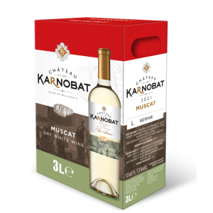Вино Шато Карнобат Мускат - 3,000 л.