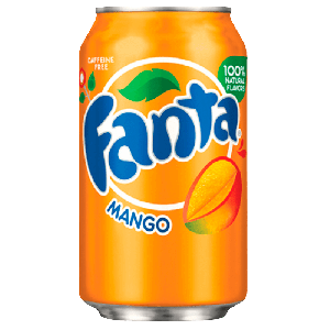 Fanta / Фанта Манго Без Захар КЕН - 0,330 л.