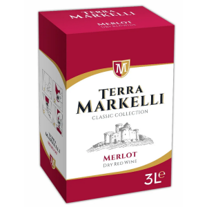 Вино Terra Markelli / Тера Маркели Мерло - 3,000 л.