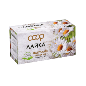 Билков Чай COOP - Лайка - 20 бр./кутия