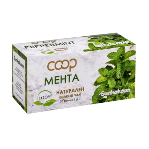 Билков Чай COOP - Мента - 20 бр./кутия