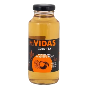 Студен чай Vidas / Видас с Праскова и Жълт Кантарион - 0,250 л.